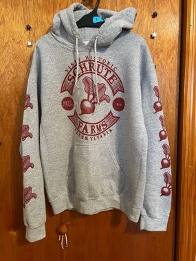 The Office Schrute Farms Gray Hoodie